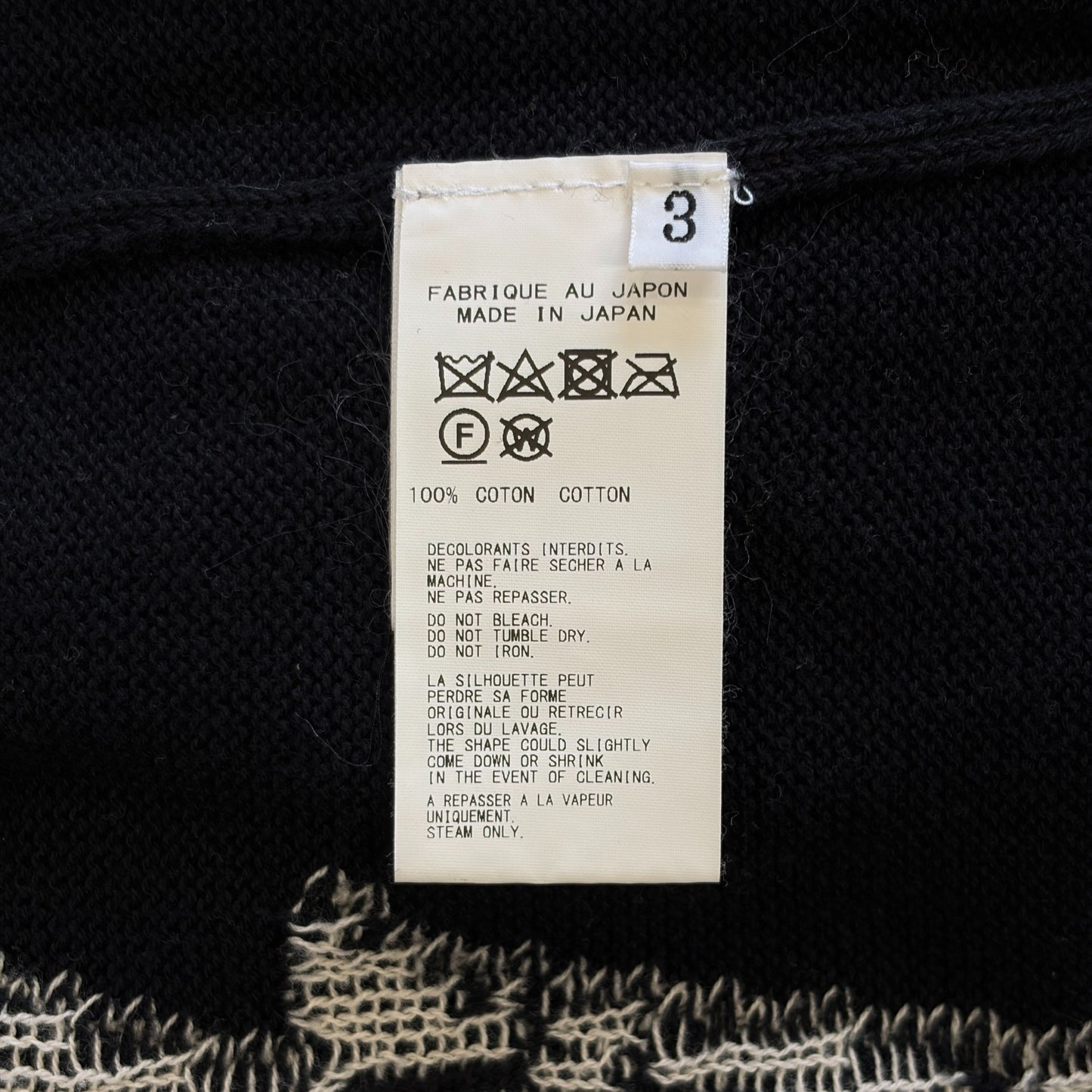 Yohji Yamamoto 20SS Portrait Sweater