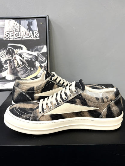 Rick Owens 24FW Canvas Low-Top Sneakers