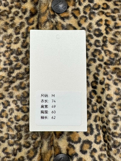 leopard print coach jacket size M