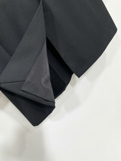 SAINT LAURENT Men's Black Wool Coat