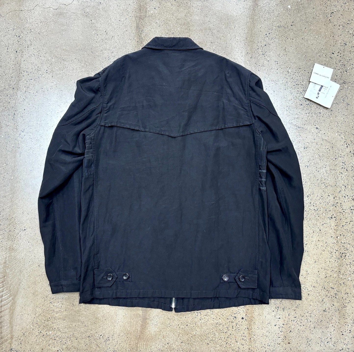 CDG Homme Striped Wool Jacket