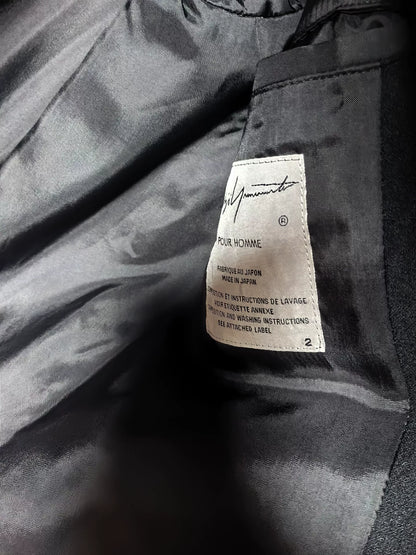 Yohji Yamamoto 19AW Limited Silver Buckle Coat