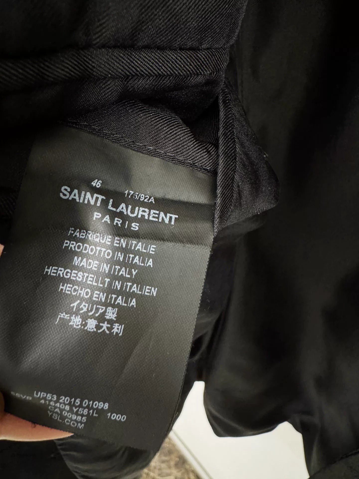 Saint Laurent Star Pattern Wool Blazer