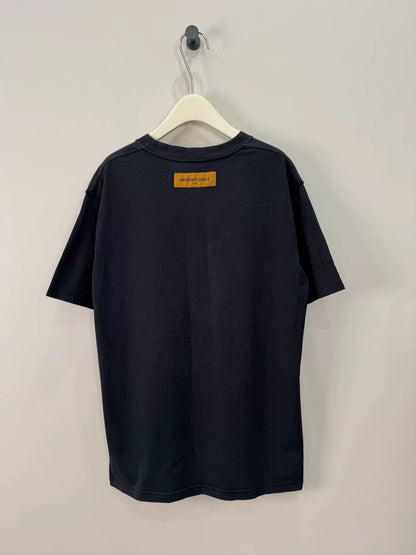 louis vuitton embossed logo black t-shirt xl