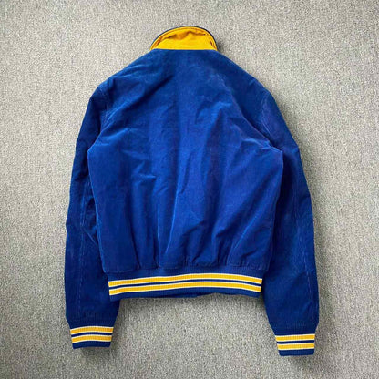 Saint Laurent Colorblock Corduroy Jacket