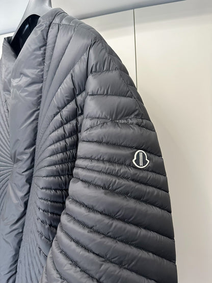 rick owens x moncler black down jacket