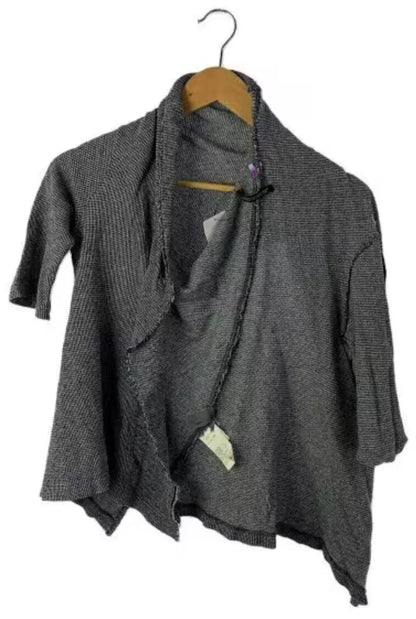 Yohji Yamamoto Lightweight Cardigan in Gray
