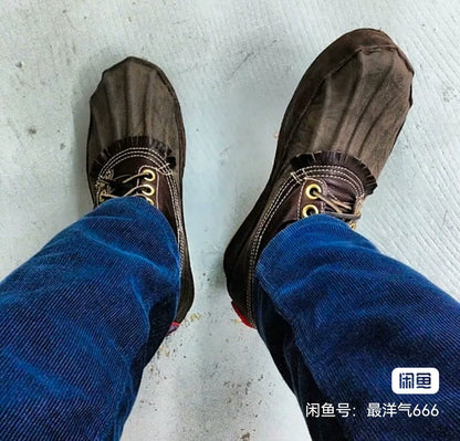 visvim decoy duck boots in brown color