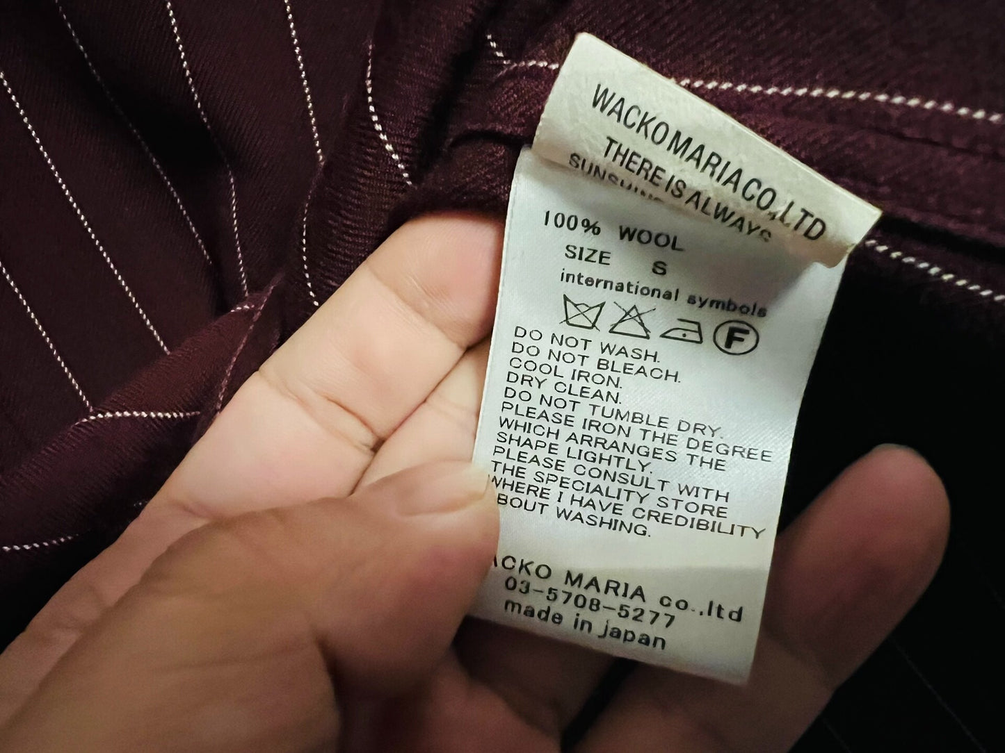 wacko maria western shirt with stripes