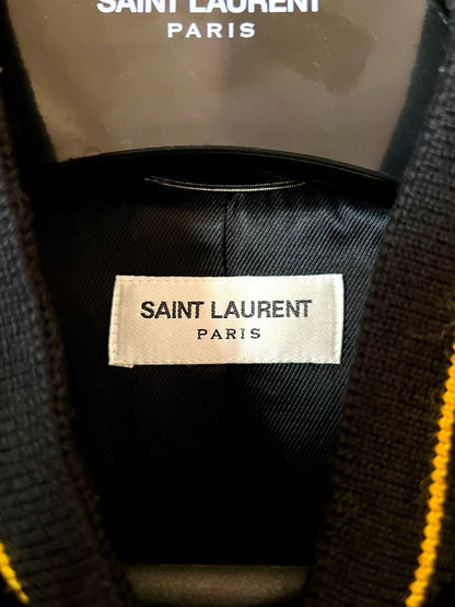 saint laurent black velvet jacket