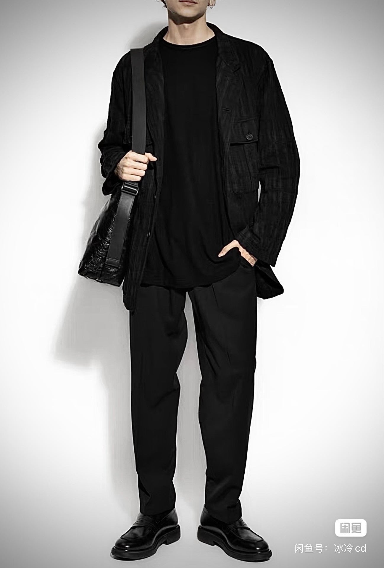 Yohji Yamamoto Pour Homme 24AW Minimal Black Top
