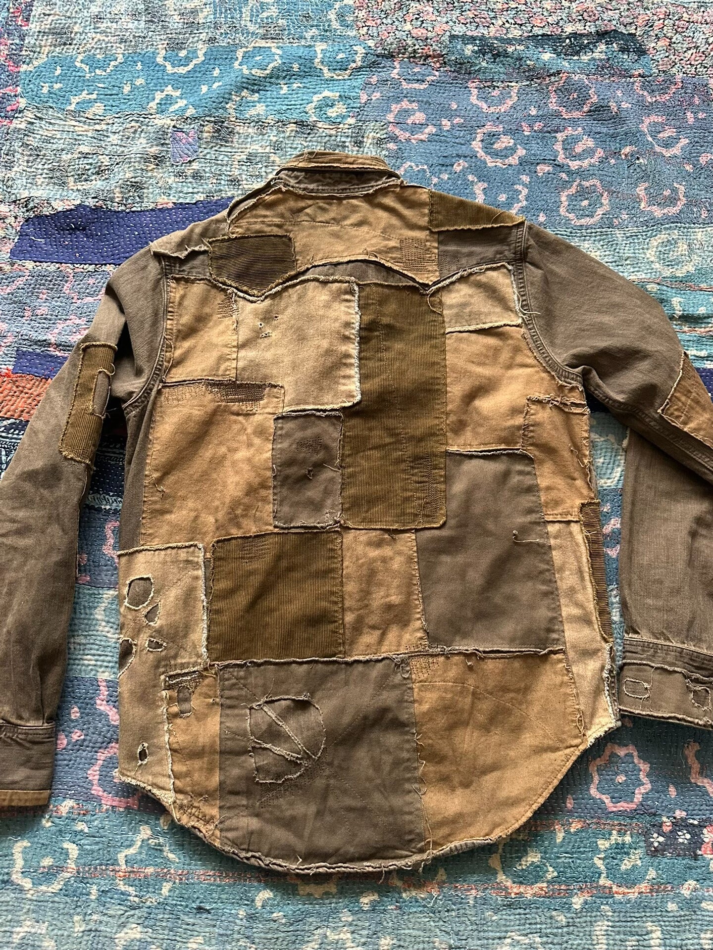 rrl patchwork vintage limited edition shirt