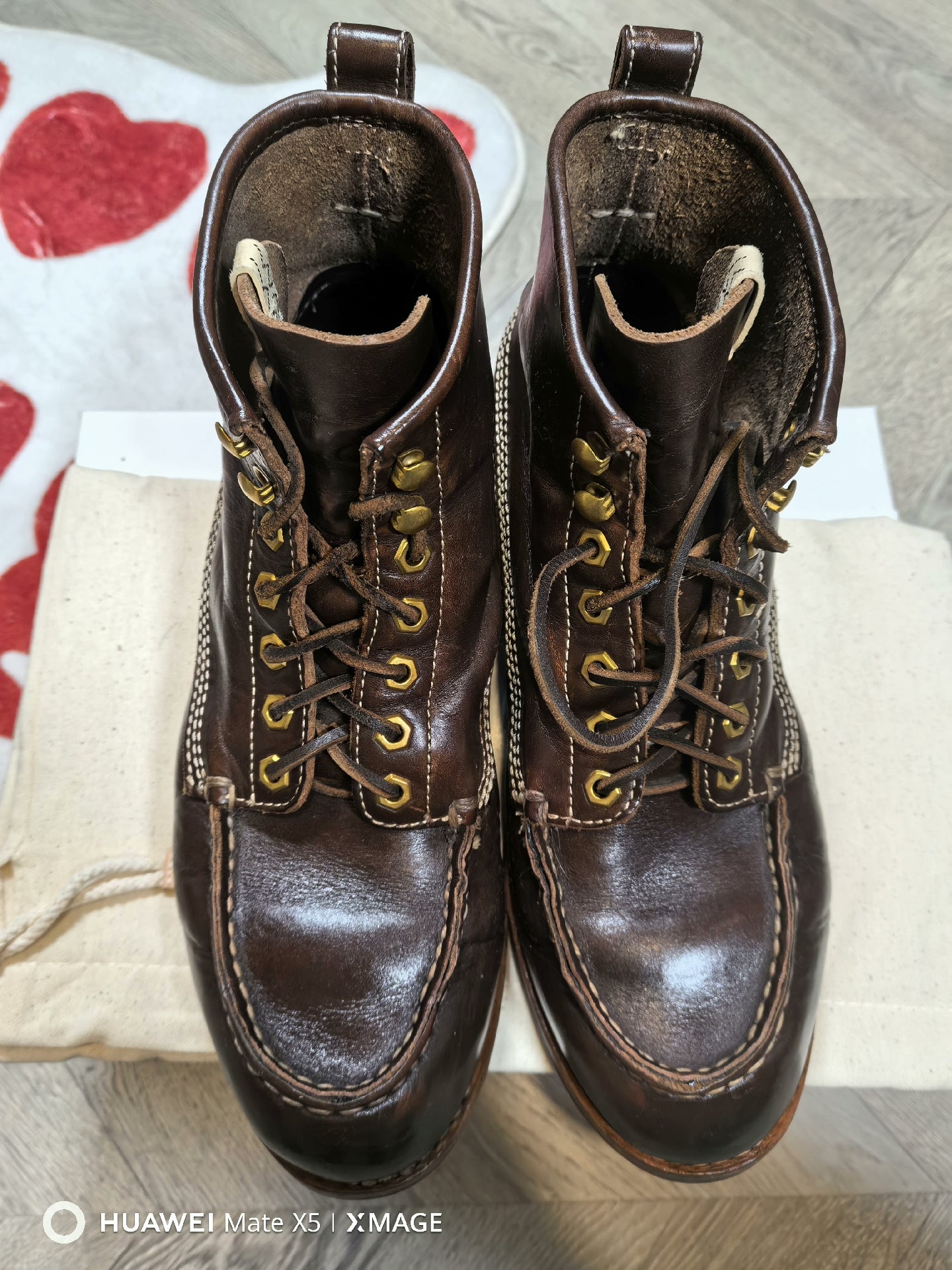 visvim handmade leather moc-folk boots