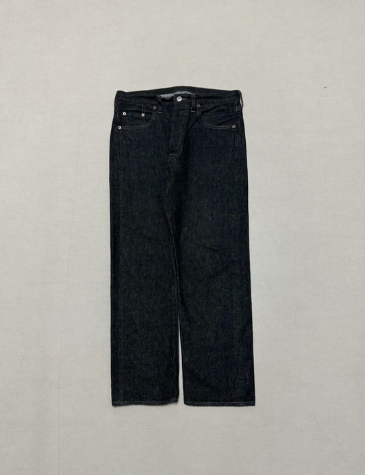 black washed denim pants by A.PRESSE