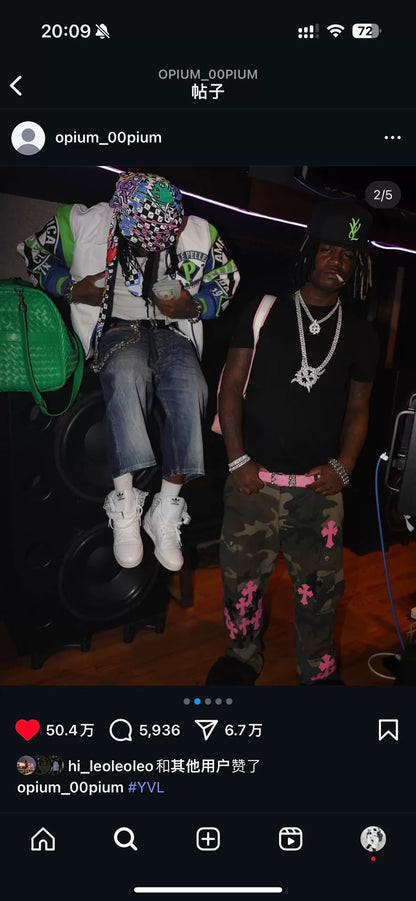 Chrome Hearts Camouflage Cargo Pants