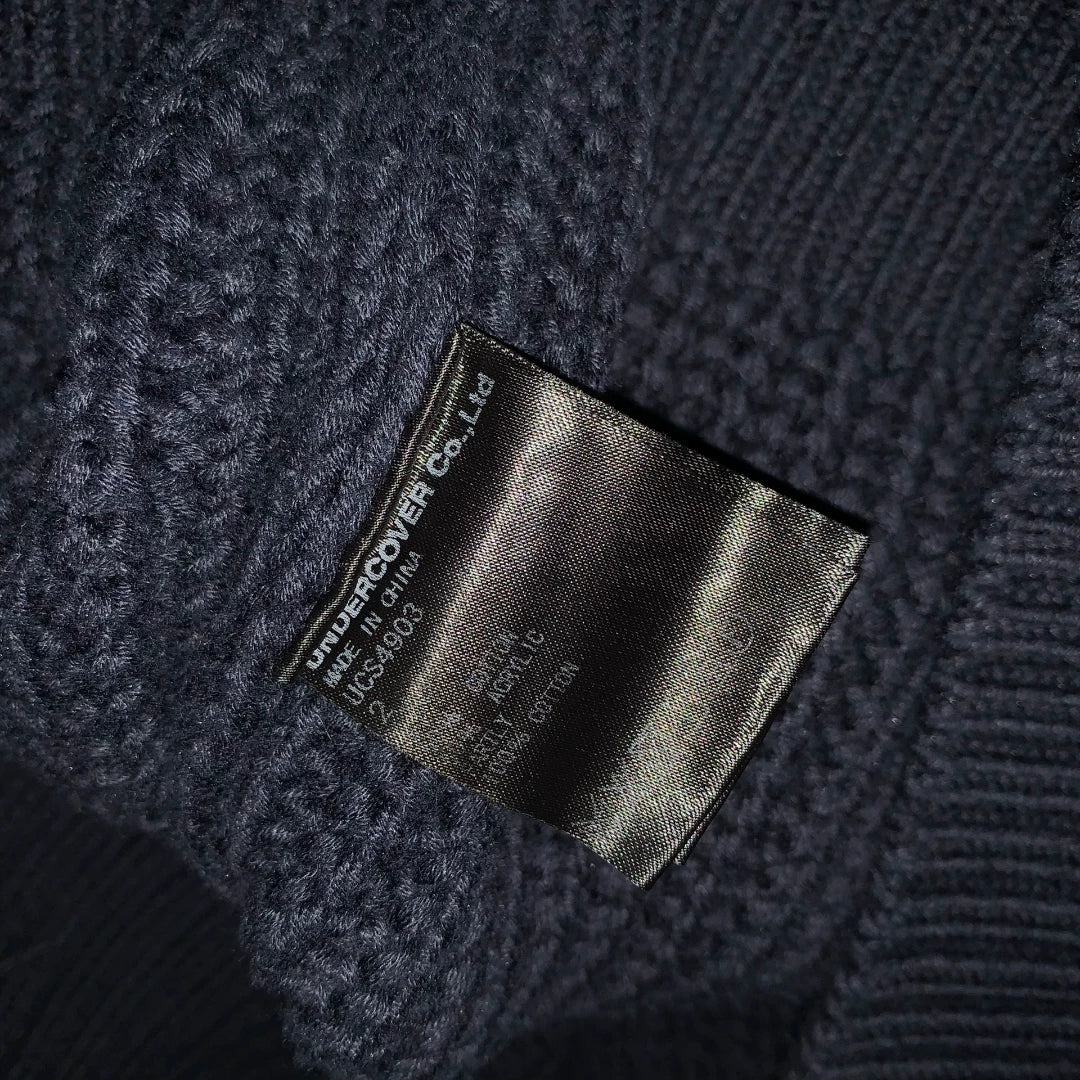 Undercover Spliced Knit Sweater