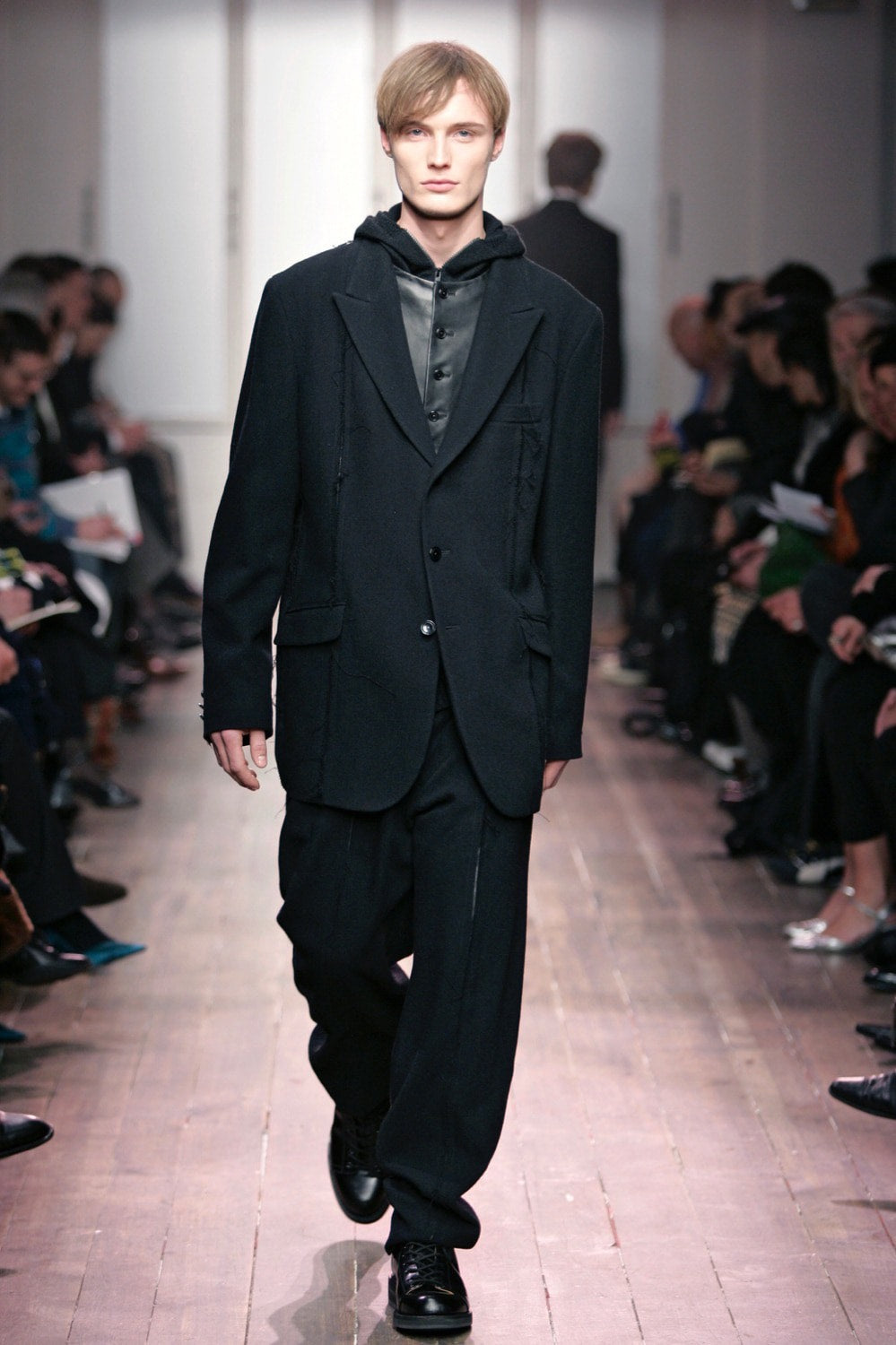 Yohji Yamamoto 05AW Ripped Leather Trousers