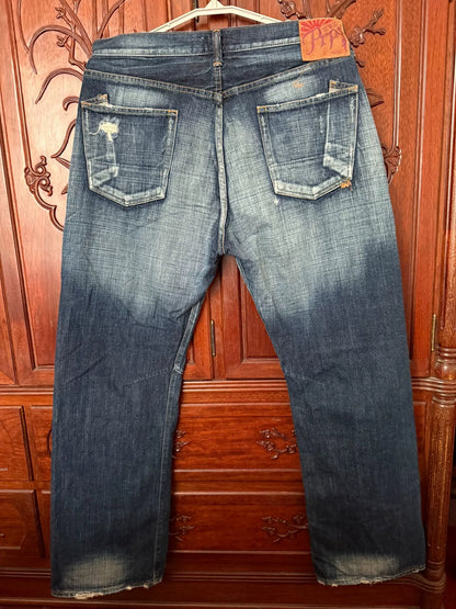 PRPS Men's W38 Wide Straight Jeans