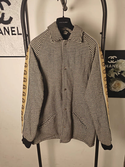 Authentic Gucci Cotton Jacket with Logo Stripe