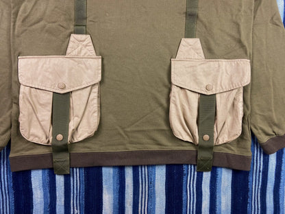 white mountaineering hunting pocket sweatshirt