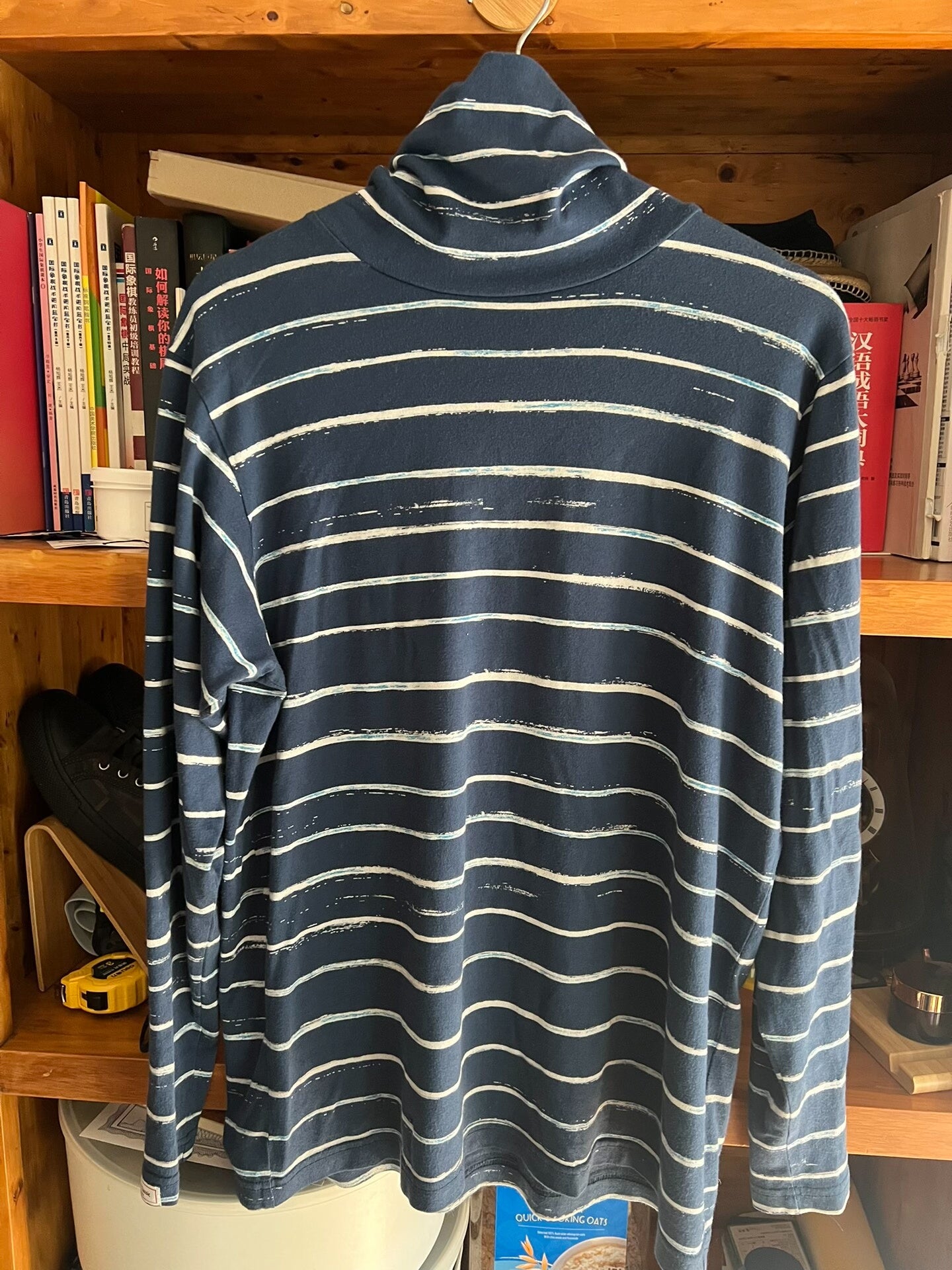 porter classic artist border turtleneck shirt