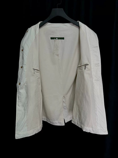 paul harnden classic mac coat in ivory