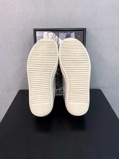 Rick Owens Silver Slip-On Sneakers