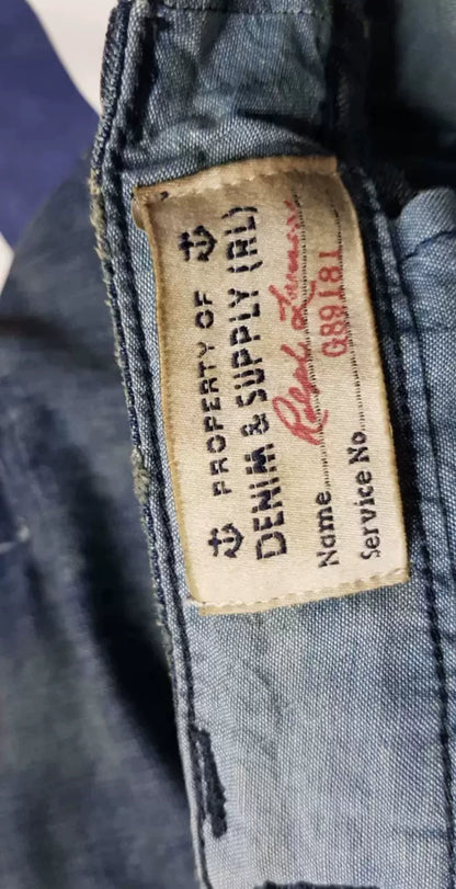 Ralph Lauren Distressed Denim Shorts