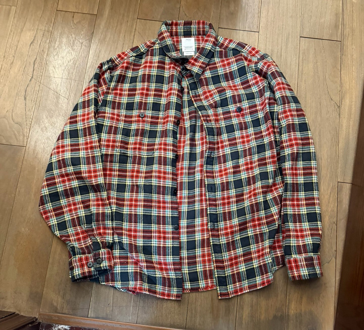 VISVIM LARRIKAN CHECK L/S