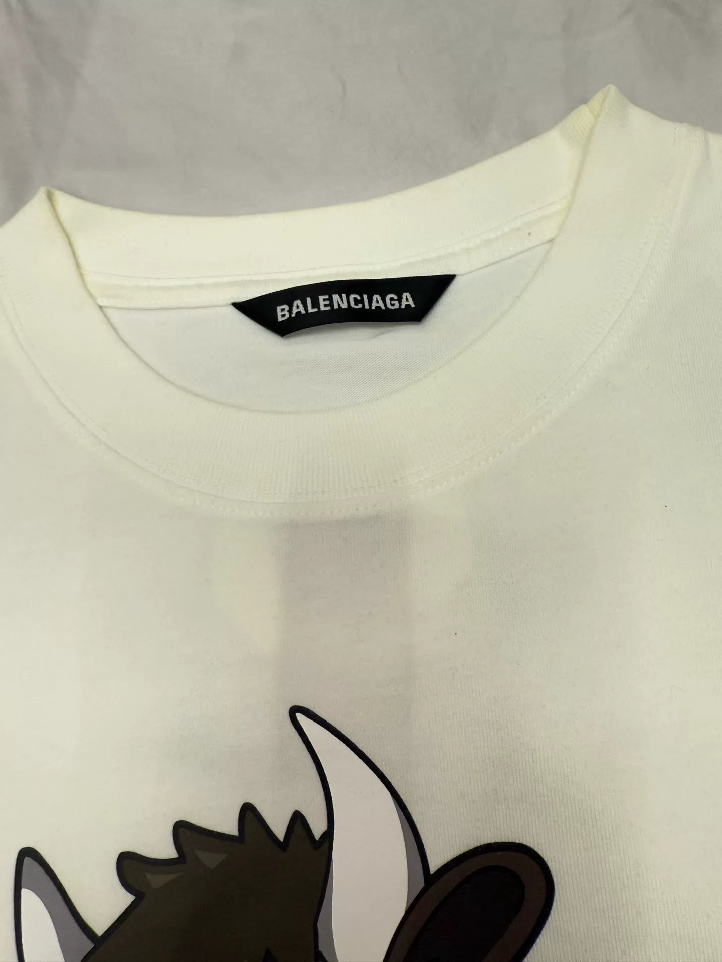 balenciaga short sleeve t-shirt with design