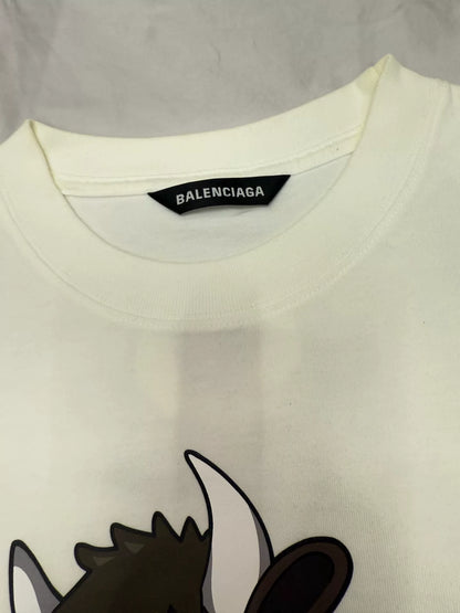 balenciaga short sleeve t-shirt with design