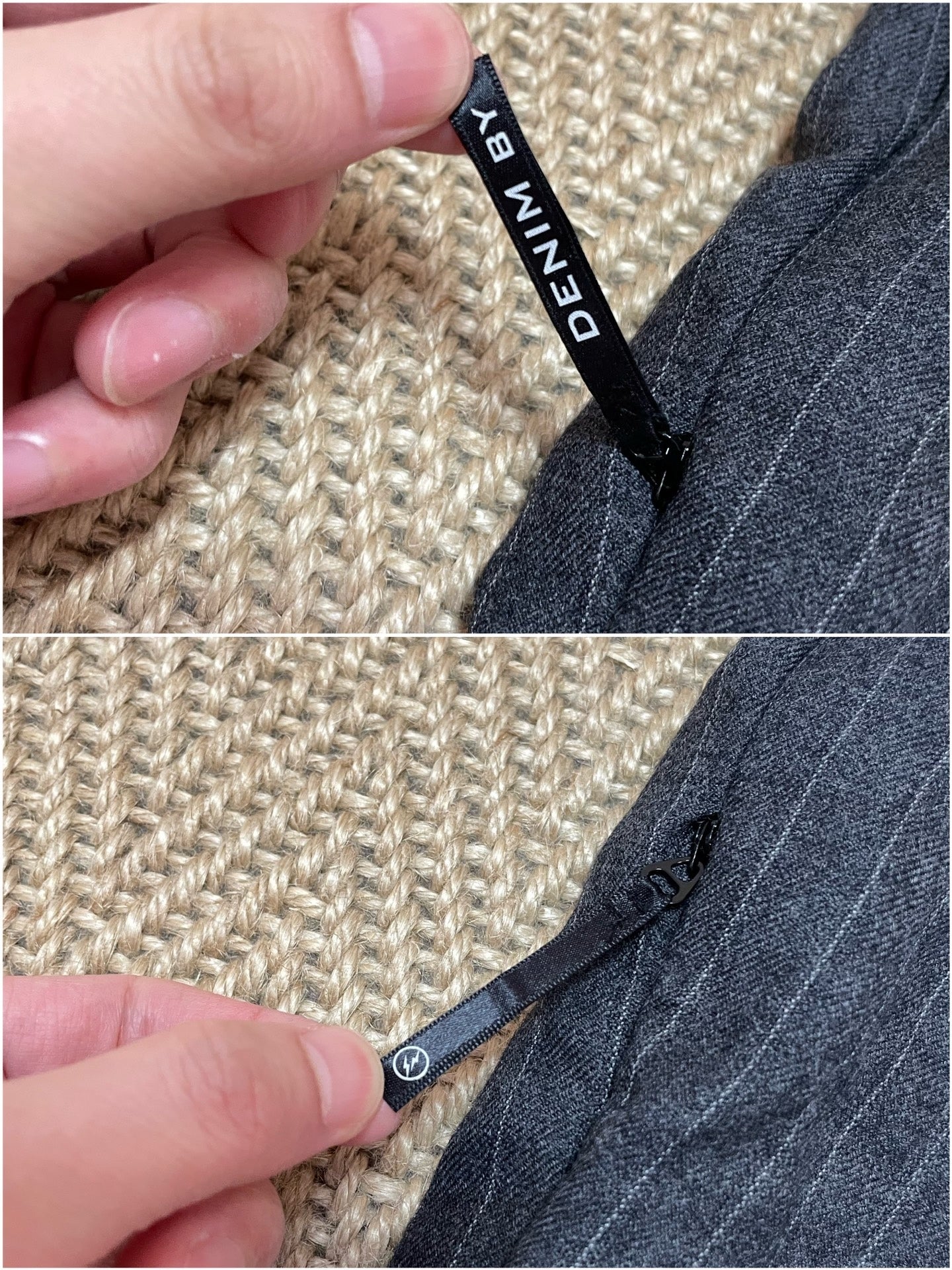 Denim by Vanquish & Fragment Wool Striped Pants