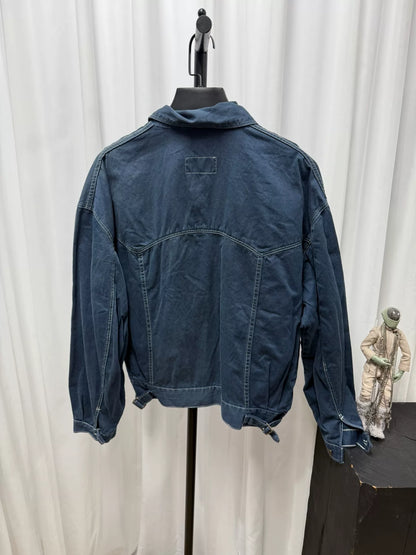 drapes van noten canvas oversized jacket