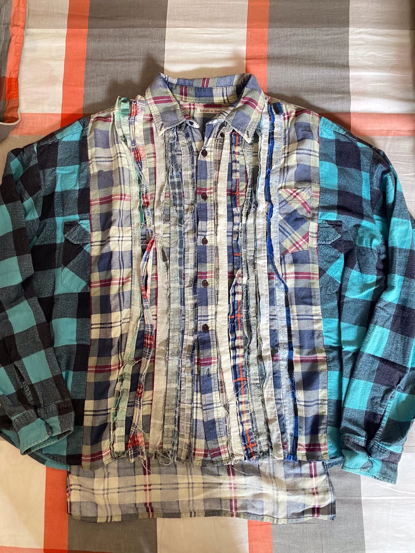 vintage patchwork shirt by Needles