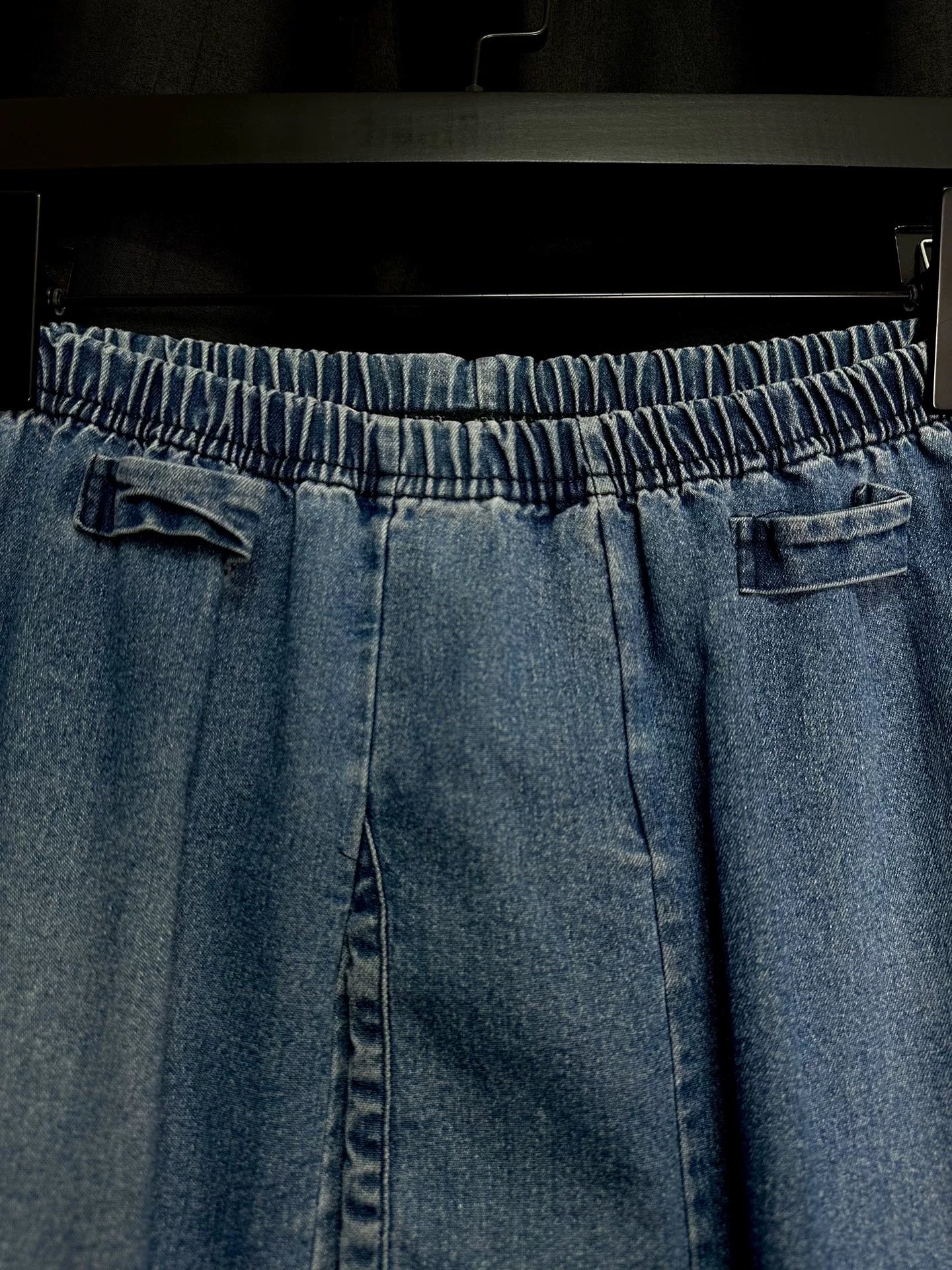 unique carol christian poell denim shorts