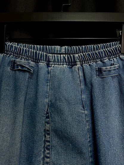 unique carol christian poell denim shorts
