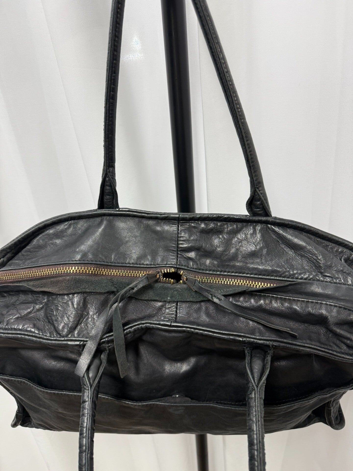 Yohji Yamamoto Leather Boston Bag