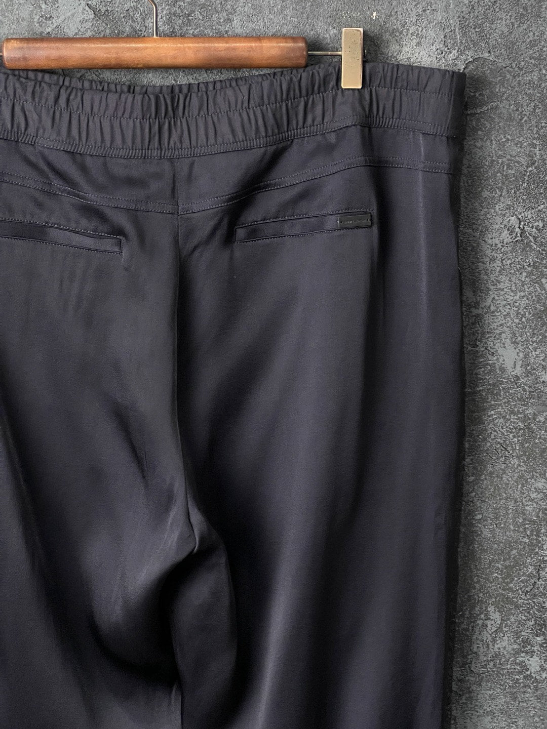 SAINT LAURENT Drawstring Satin Pants