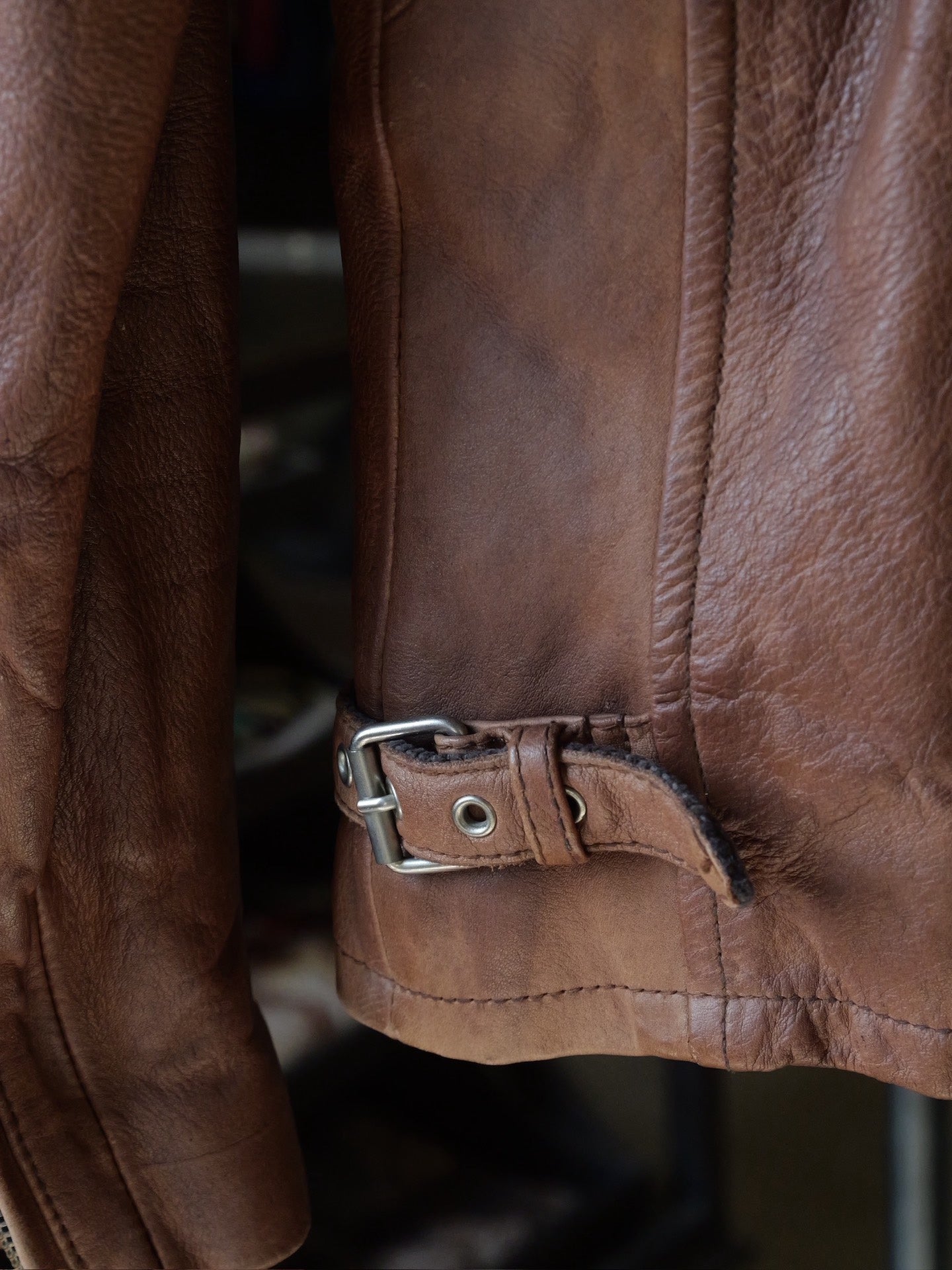 Schott Cowhide Caferacer Motorcycle Jacket