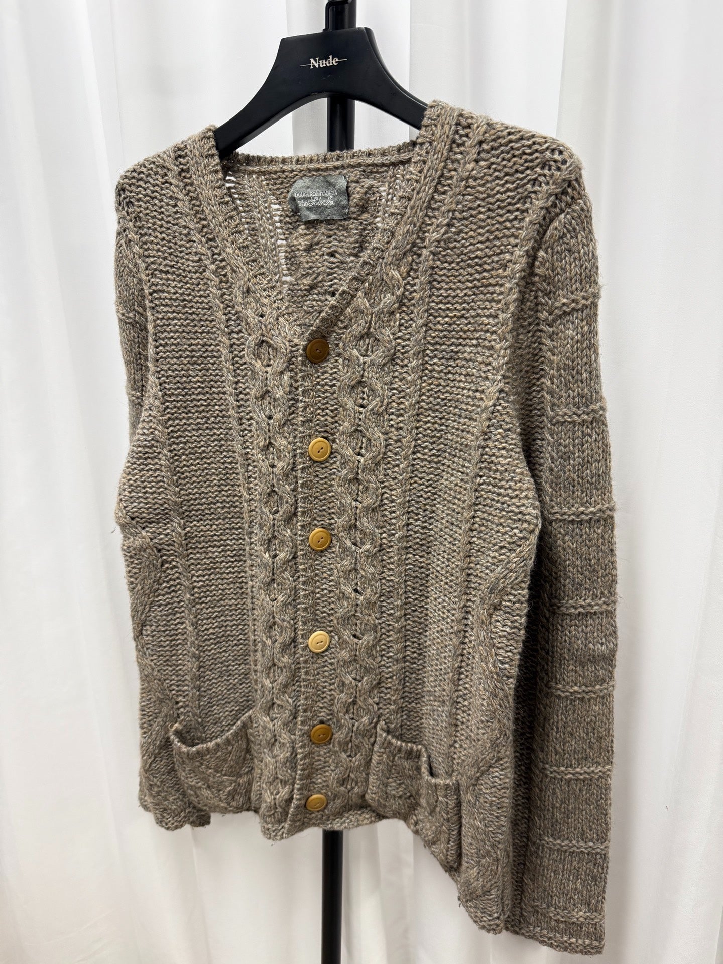 Takahiromiyashita The Soloist Thick Cable Knit Cardigan