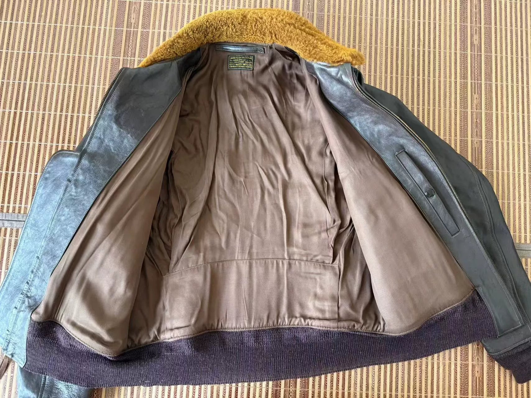 toys McCoy G1 Horse Leather Jacket