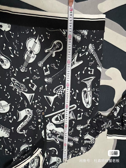 Dolce & Gabbana Music Print Hoodie