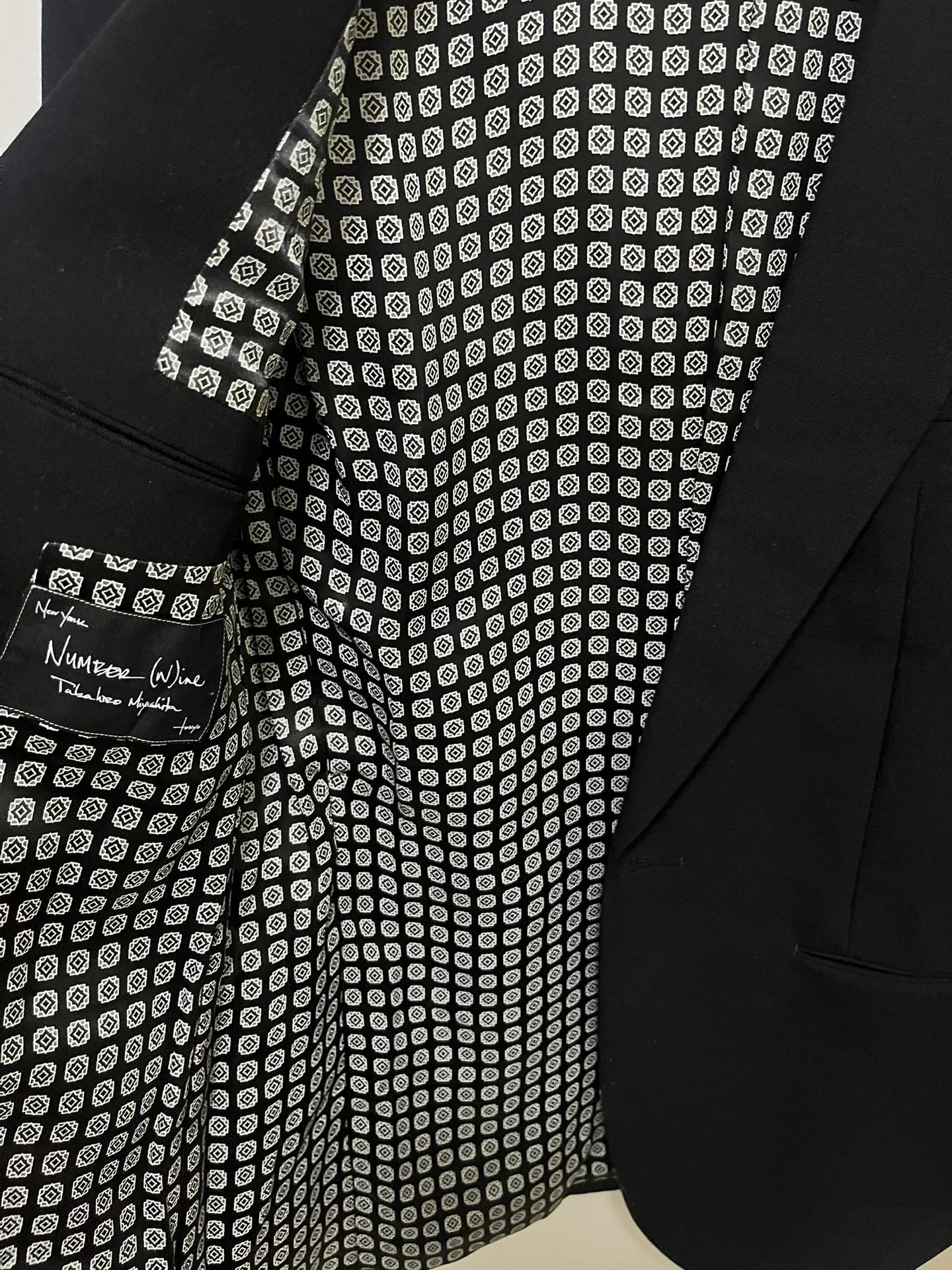 Number (N)ine Black Suit Jacket