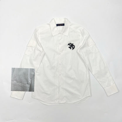 Louis Vuitton White Peace Dove Logo Shirt