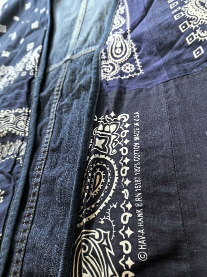 visvim kimono coat with reversible design