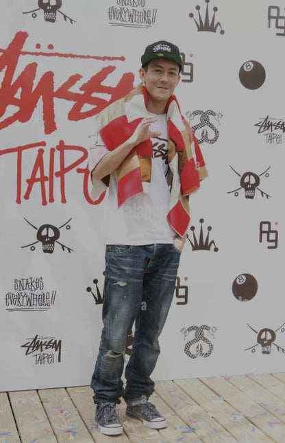 2012 Blue Knee-Slit Denim Pants W31