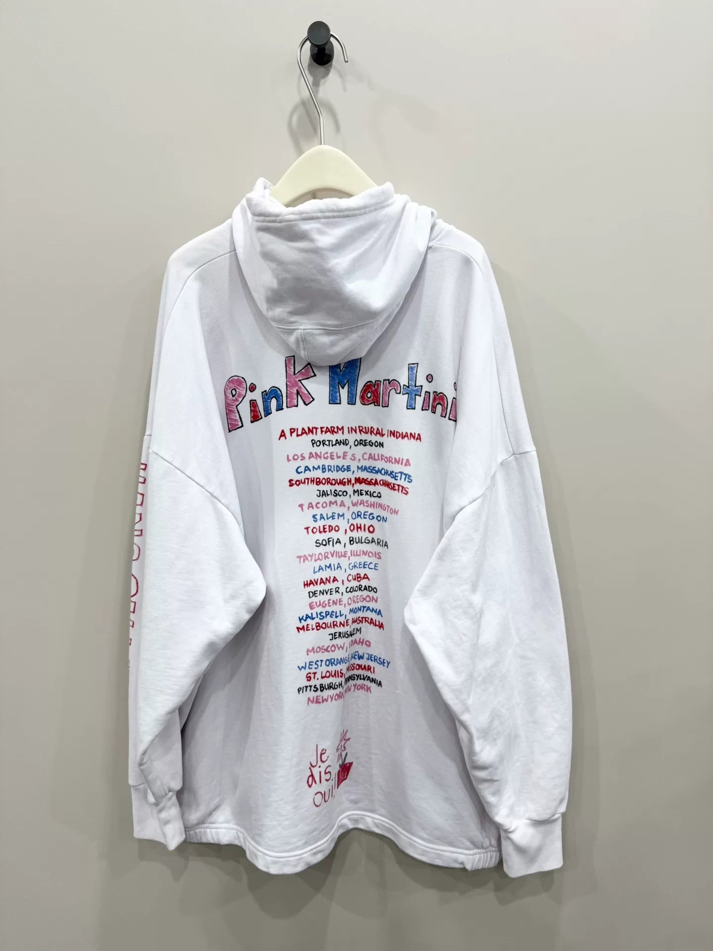 balenciaga limited edition music hoodie