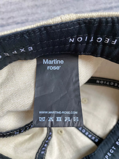 martine rose embroidered baseball cap