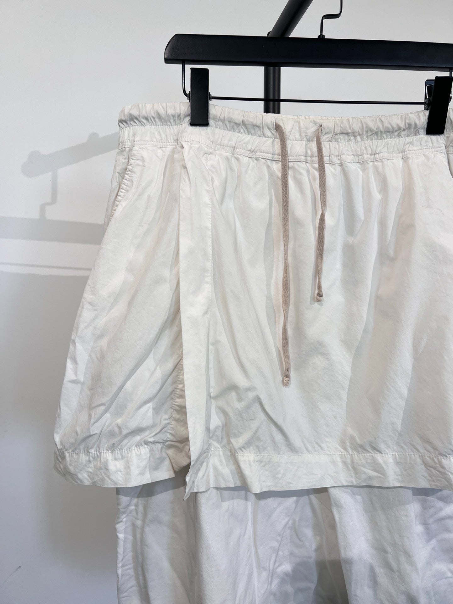 Rick Owens Drkshdw Drop-Crotch Mid-Length Shorts