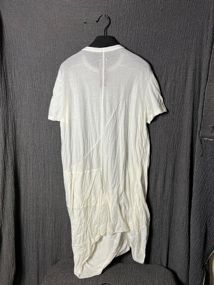 Rick Owens 17ss Spiral Twist Pleated T-shirt